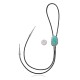 Handmade Certified Authentic Navajo .925 Sterling Silver Native American Natural Turquoise Bolo Tie 34377 Handmade Certified Authentic Navajo .925 Sterling Silver Native American Natural Turquoise Bolo Tie 34377