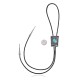 Leaf .925 Sterling Silver Certified Authentic Handmade Navajo Native American Natural Turquoise Bolo Tie 34380 Leaf .925 Sterling Silver Certified Authentic Handmade Navajo Native American Natural Turquoise Bolo Tie 34380