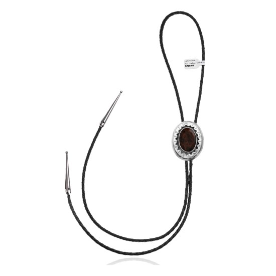 Sun .925 Sterling Silver Certified Authentic Handmade Navajo Native American Agate Bolo Tie 34298 Sun .925 Sterling Silver Certified Authentic Handmade Navajo Native American Agate Bolo Tie 34298