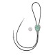 Leaf .925 Sterling Silver Certified Authentic Handmade Navajo Native American Natural Turquoise Bolo Tie 34381 Leaf .925 Sterling Silver Certified Authentic Handmade Navajo Native American Natural Turquoise Bolo Tie 34381