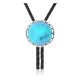Wave .925 Sterling Silver Handmade Navajo Native American Natural Turquoise Bolo Tie 34387 Wave .925 Sterling Silver Handmade Navajo Native American Natural Turquoise Bolo Tie 34387