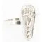 .925 Sterling Silver Handmade Bear paw Navajo Native American Ring 26104-1 .925 Sterling Silver Handmade Bear paw Navajo Native American Ring 26104-1
