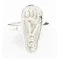 .925 Sterling Silver Handmade Bear paw Navajo Native American Ring 26104-1 .925 Sterling Silver Handmade Bear paw Navajo Native American Ring 26104-1