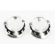 .925 Sterling Silver Handmade Navajo Stud Native American Earrings 27183
