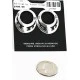 .925 Sterling Silver Handmade Navajo Stud Native American Earrings 27183