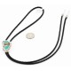 Handmade Certified Authentic Navajo .925 Sterling Silver Inlaid Natural Turquoise Jasper Native American Bolo Tie 24406-2 Handmade Certified Authentic Navajo .925 Sterling Silver Inlaid Natural Turquoise Jasper Native American Bolo Tie 24406-2