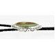 Handmade Certified Authentic Navajo .925 Sterling Silver Natural Turquoise Native American Bolo Tie  24408-1