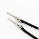 Handmade Certified Authentic Navajo .925 Sterling Silver Natural Turquoise Native American Bolo Tie  24408-1