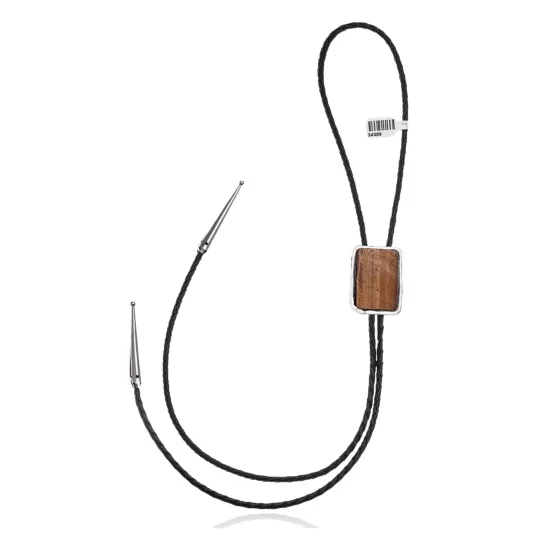 Handmade Navajo .925 Sterling Silver Native American Tigers Eye Bolo Tie 34389 Handmade Navajo .925 Sterling Silver Native American Tigers Eye Bolo Tie 34389