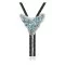 Bull Skull .925 Sterling Silver Handmade Navajo Native American Natural Turquoise Bolo Tie 34390