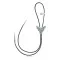 Bull Skull .925 Sterling Silver Handmade Navajo Native American Natural Turquoise Bolo Tie 34390