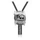 Mountain .925 Sterling Silver Handmade Navajo Native American Bolo Tie 34391 Mountain .925 Sterling Silver Handmade Navajo Native American Bolo Tie 34391