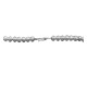 Squash Blossom .925 Sterling Silver Certified Authentic Navajo Native American Natural Turquoise Necklace 35102