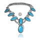 Feather .925 Sterling Silver Certified Authentic Navajo Native American Natural Turquoise Necklace 35106 Feather .925 Sterling Silver Certified Authentic Navajo Native American Natural Turquoise Necklace 35106