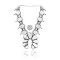 Squash Blossom .925 Sterling Silver Navajo Native American White Buffalo Necklace 35113 Squash Blossom .925 Sterling Silver Navajo Native American White Buffalo Necklace 35113
