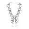 Squash Blossom .925 Sterling Silver Navajo Native American White Buffalo Necklace 35113 Squash Blossom .925 Sterling Silver Navajo Native American White Buffalo Necklace 35113