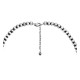 Wave .925 Sterling Silver Certified Authentic Navajo Native American Natural Turquoise Necklace 35112