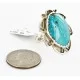 .925 Sterling Silver Handmade Navajo Natural Turquoise Native American Ring 16992 .925 Sterling Silver Handmade Navajo Natural Turquoise Native American Ring 16992