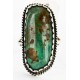 .925 Sterling Silver Handmade Certified Authentic Navajo Natural Turquoise Native American Ring 16741-26 .925 Sterling Silver Handmade Certified Authentic Navajo Natural Turquoise Native American Ring 16741-26