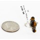 .925 Sterling Silver Handmade Certified Authentic Navajo Natural Tigers Eye Native American Ring  12831-5