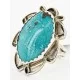.925 Sterling Silver Handmade Navajo Natural Turquoise Native American Ring 16992 .925 Sterling Silver Handmade Navajo Natural Turquoise Native American Ring 16992
