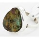 .925 Sterling Silver Handmade Certified Authentic Navajo Natural Turquoise Native American Ring  16994-1
