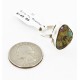 .925 Sterling Silver Handmade Certified Authentic Navajo Natural Turquoise Native American Ring  16994-1