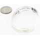 Handmade Certified Authentic Navajo .925 Sterling Silver Native American Bracelet 12538-1