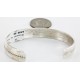 Handmade Certified Authentic Navajo .925 Sterling Silver Native American Bracelet 12538-1
