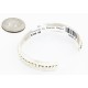 Handmade Certified Authentic Navajo .925 Sterling Silver Native American Bracelet 12538-2
