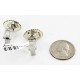 Handmade Certified Authentic Navajo .925 Sterling Silver Natural Black Onyx Native American Cuff Links 19109-4