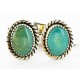 Handmade Certified Authentic Navajo .925 Sterling Silver Natural Turquoise Native American Cuff Links 19109-3