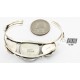 Large Handmade Certified Authentic Navajo .925 Sterling Silver Natural Lapis Native American Bracelet 12788