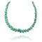 .925 Sterling Silver Certified Authentic Navajo Native American 1 strand Natural Turquoise Necklace 35126