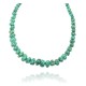.925 Sterling Silver Certified Authentic Navajo Native American 1 strand Natural Turquoise Necklace 35126