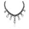 Swirl .925 Sterling Silver Handmade Navajo Native American White Buffalo Necklace 35132