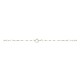 .925 Sterling Silver Certified Authentic Navajo Native American 3 strand Magnesite Necklace 35133