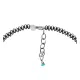 .925 Sterling Silver Handmade Navajo Native American Natural Turquoise Spiny Oyster Necklace and Pendant 35134