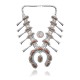 .925 Sterling Silver Certified Authentic Navajo Native American Coral Necklace 35142