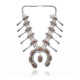 .925 Sterling Silver Certified Authentic Navajo Native American Coral Necklace 35142