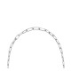 Swirl .925 Sterling Silver Certified Authentic Handmade Navajo Native American White Buffalo Necklace 35140