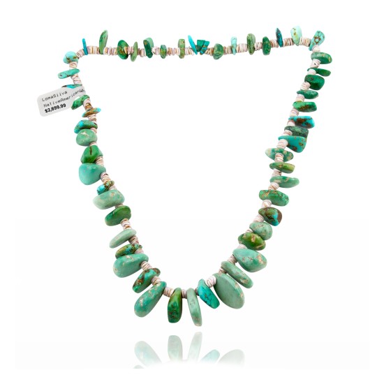 .925 Sterling Silver Certified Authentic Navajo Native American 1 strand Natural Turquoise Necklace 35143 .925 Sterling Silver Certified Authentic Navajo Native American 1 strand Natural Turquoise Necklace 35143