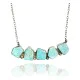 .925 Sterling Silver Navajo Native American Natural Turquoise Necklace 35158 .925 Sterling Silver Navajo Native American Natural Turquoise Necklace 35158