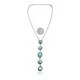 .925 Sterling Silver Navajo Native American Natural Turquoise Necklace 35159 .925 Sterling Silver Navajo Native American Natural Turquoise Necklace 35159
