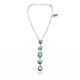 .925 Sterling Silver Navajo Native American Natural Turquoise Necklace 35159 .925 Sterling Silver Navajo Native American Natural Turquoise Necklace 35159