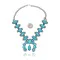 .925 Sterling Silver Navajo Native American Natural Turquoise Necklace 35161 .925 Sterling Silver Navajo Native American Natural Turquoise Necklace 35161