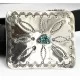 Navajo Nickel Copper Natural Turquoise Concho Belt 19157