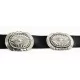 Navajo Nickel Copper Natural Turquoise Concho Belt 19157