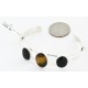Handmade Certified Authentic Navajo .925 Sterling Silver Natural Tigers Eye Native American Bracelet 12820
