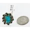 925 Sterling Silver Handmade Navajo Natural Turquoise Native American Ring 17000-6 925 Sterling Silver Handmade Navajo Natural Turquoise Native American Ring 17000-6